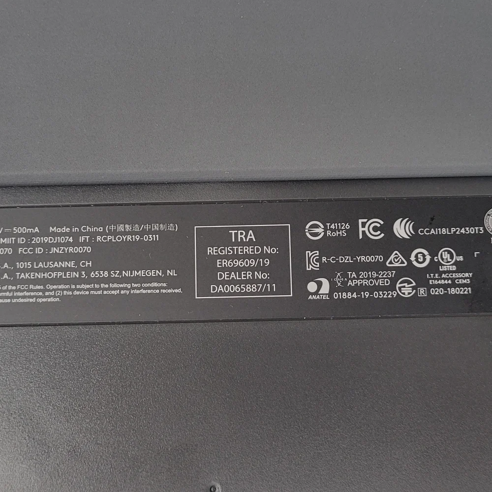 Black Tablet Keyboard Case